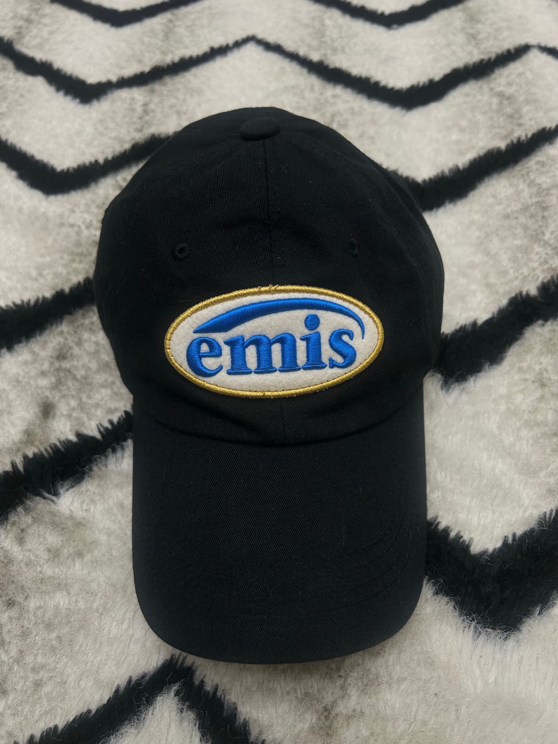 Emis 와펜 볼캡/블랙 상품이미지2