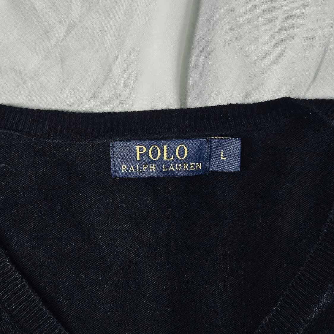 Polo 폴로 랄프로렌 블랙 브이넥 니트  상품이미지3