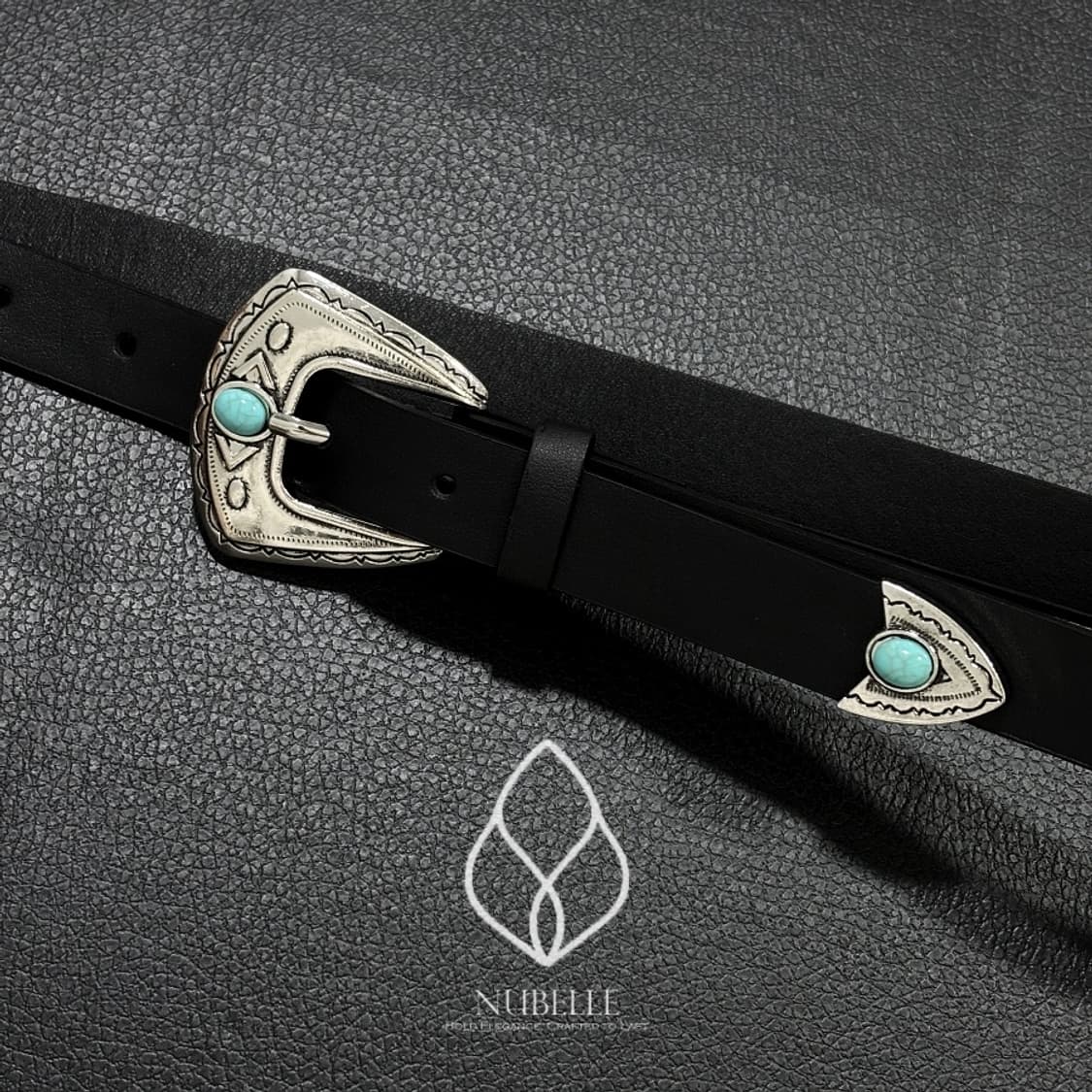 🌗 Turquoise western belt / 터키석 웨스턴 벨트 상품이미지2