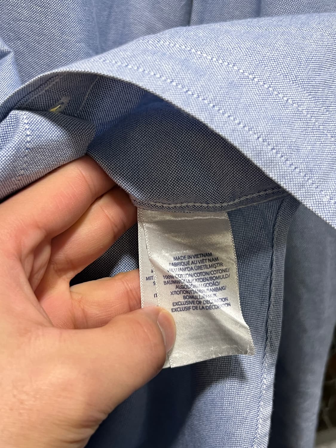 [S]폴로 랄프로렌 스카이블루 옥스포드 셔츠 상품이미지5