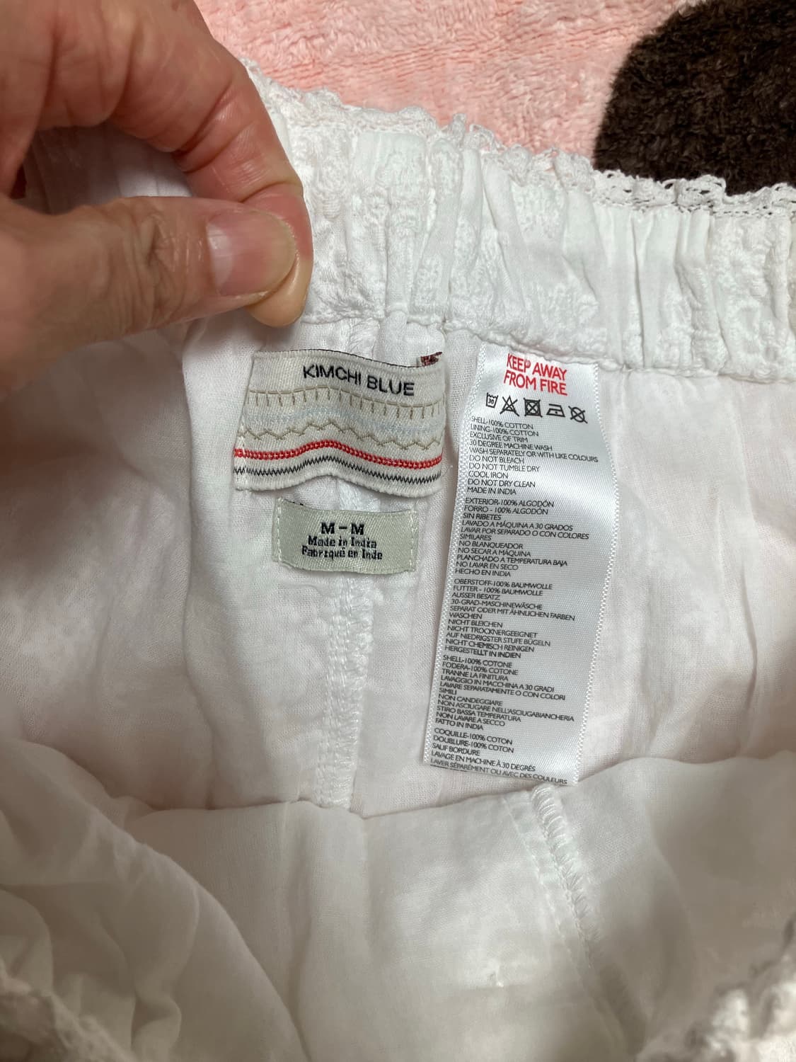 kimchi blue 코케트코어 레이스 리본 박서 반바지 블루머 쇼츠 상품이미지8