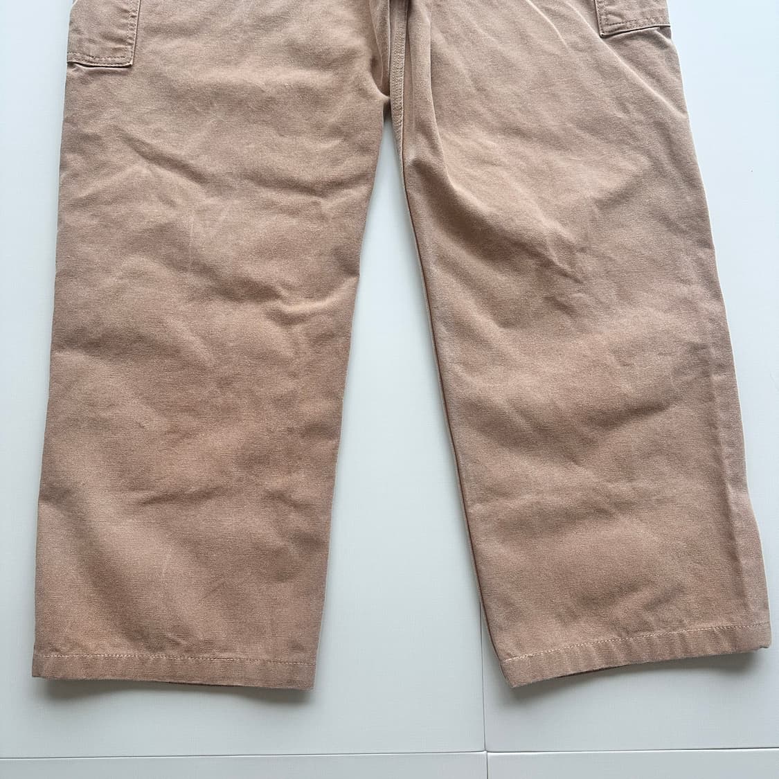 90s 칼하트 더블니 팬츠 made in usa B01 BRN 상품이미지7