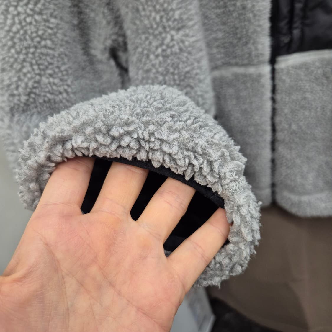 아디다스 쉐르파 양면 플리스 자켓 L 상품이미지7