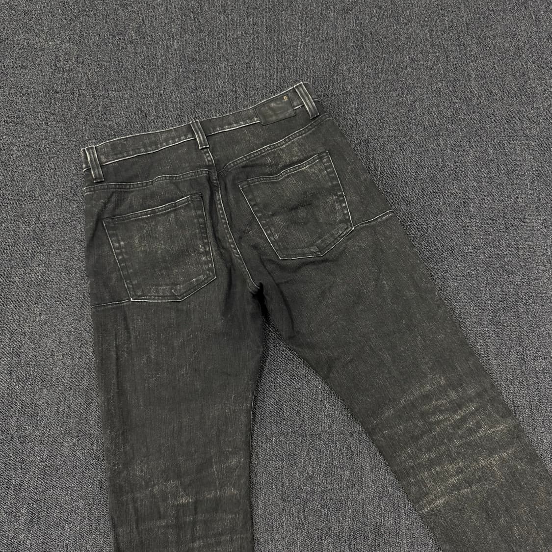 R13 SKATE 흑청 데님팬츠 상품이미지5