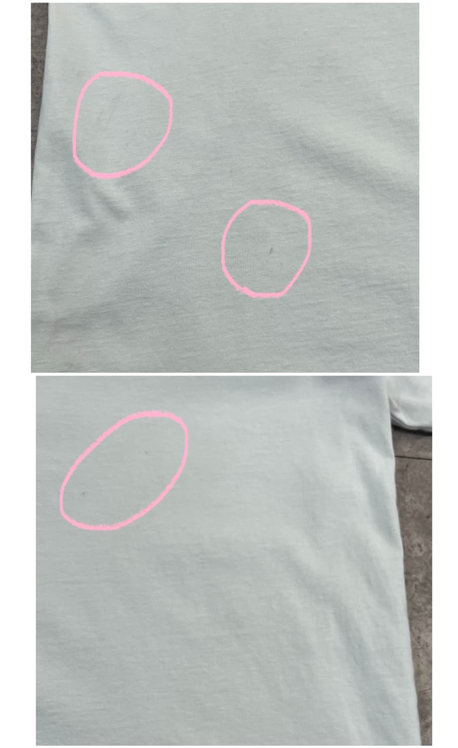 메종키츠네 더블폭스 반팔티 화이트 L #csz3412 상품이미지7