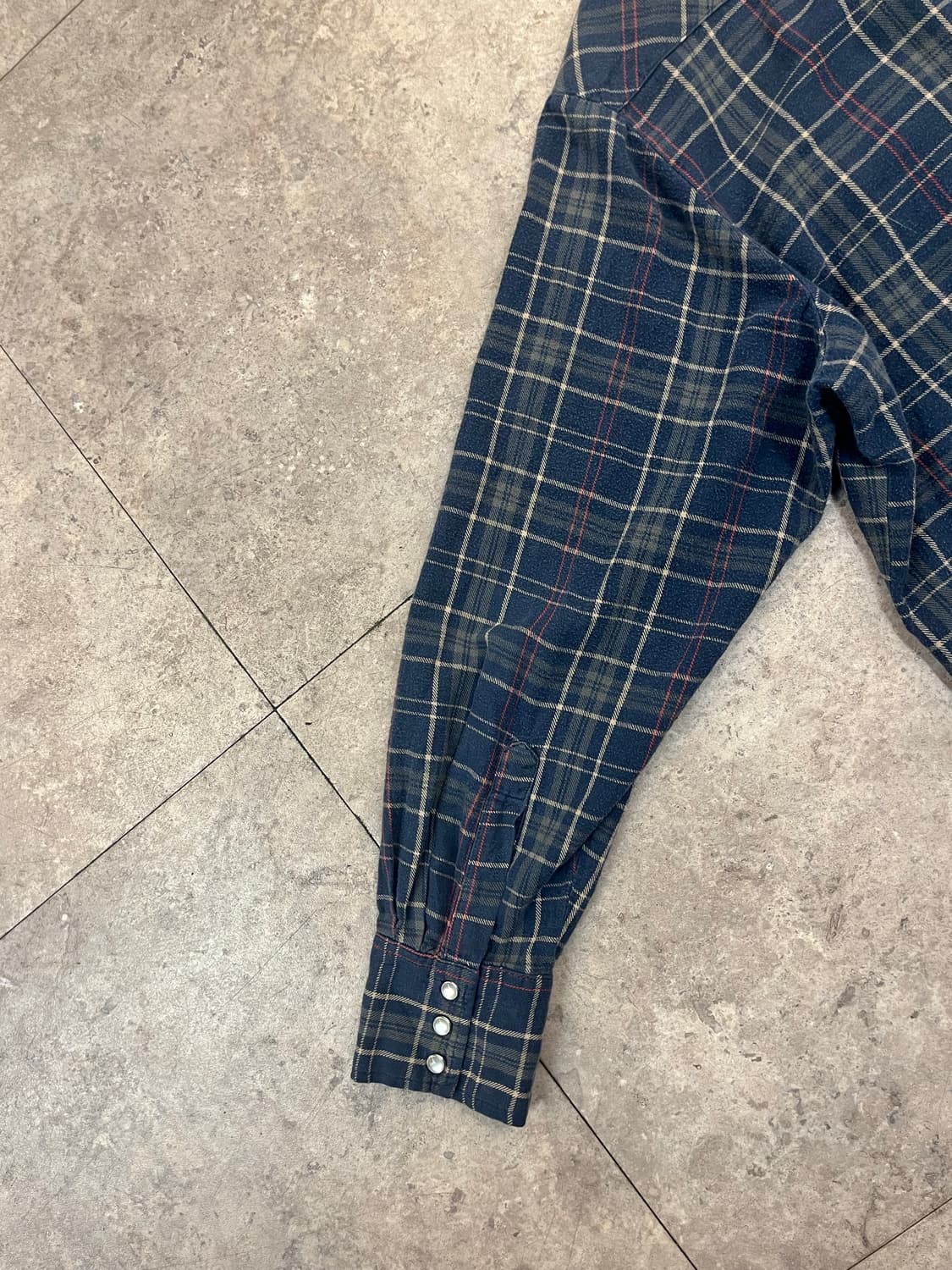 디키즈 버튼 체크 셔츠 네이비 XL #csz2887 상품이미지9