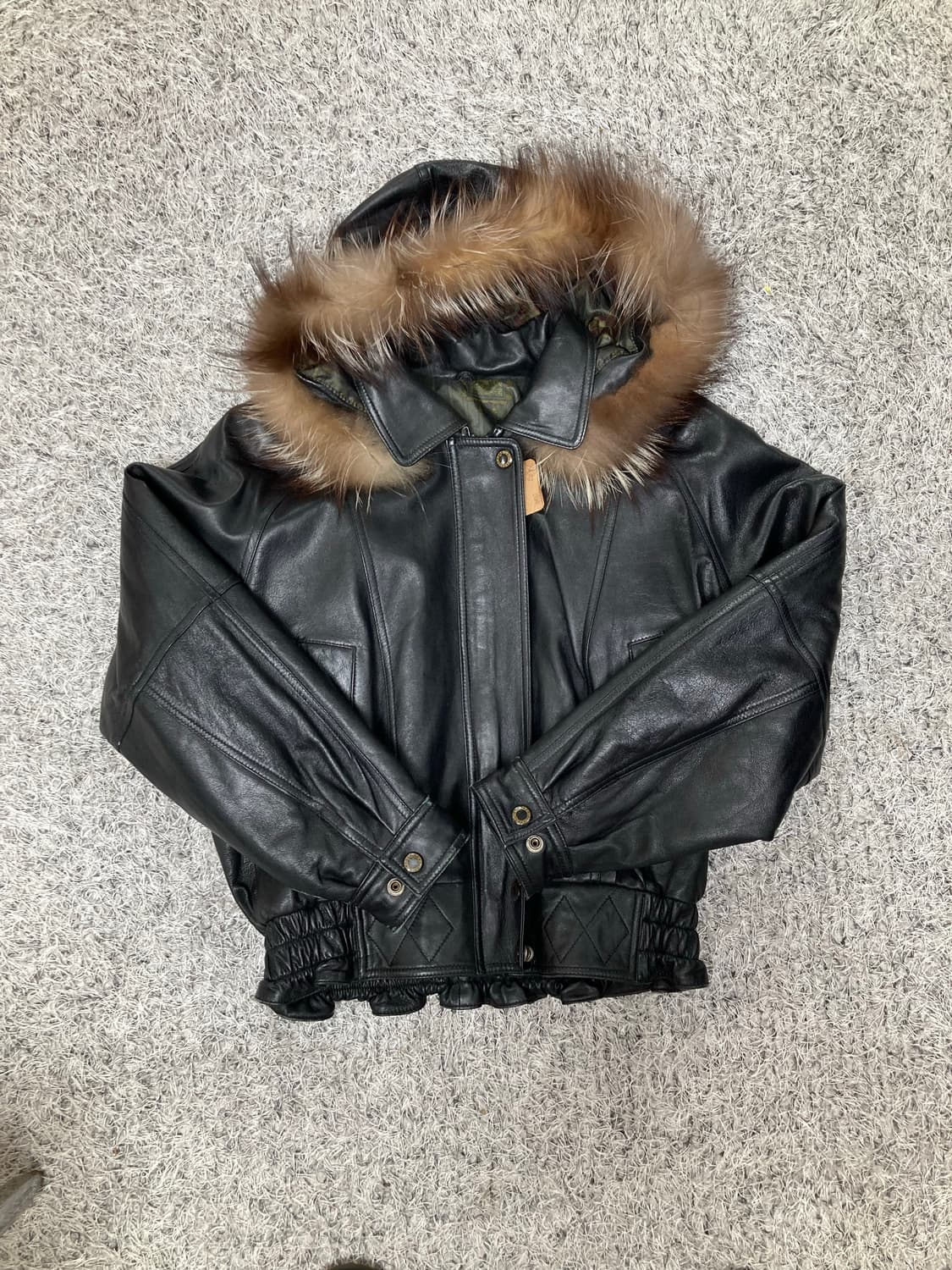 USA vtg 램스킨 자켓 상품이미지1