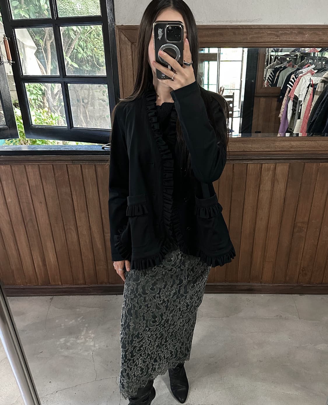 NOIR KEI NINOMIYA frills jacket 상품이미지4