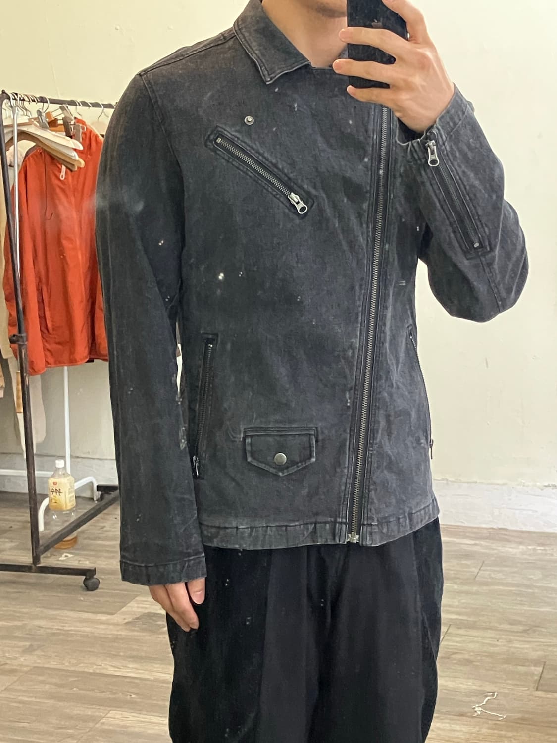 일본 빈티지 청자켓  상품이미지5