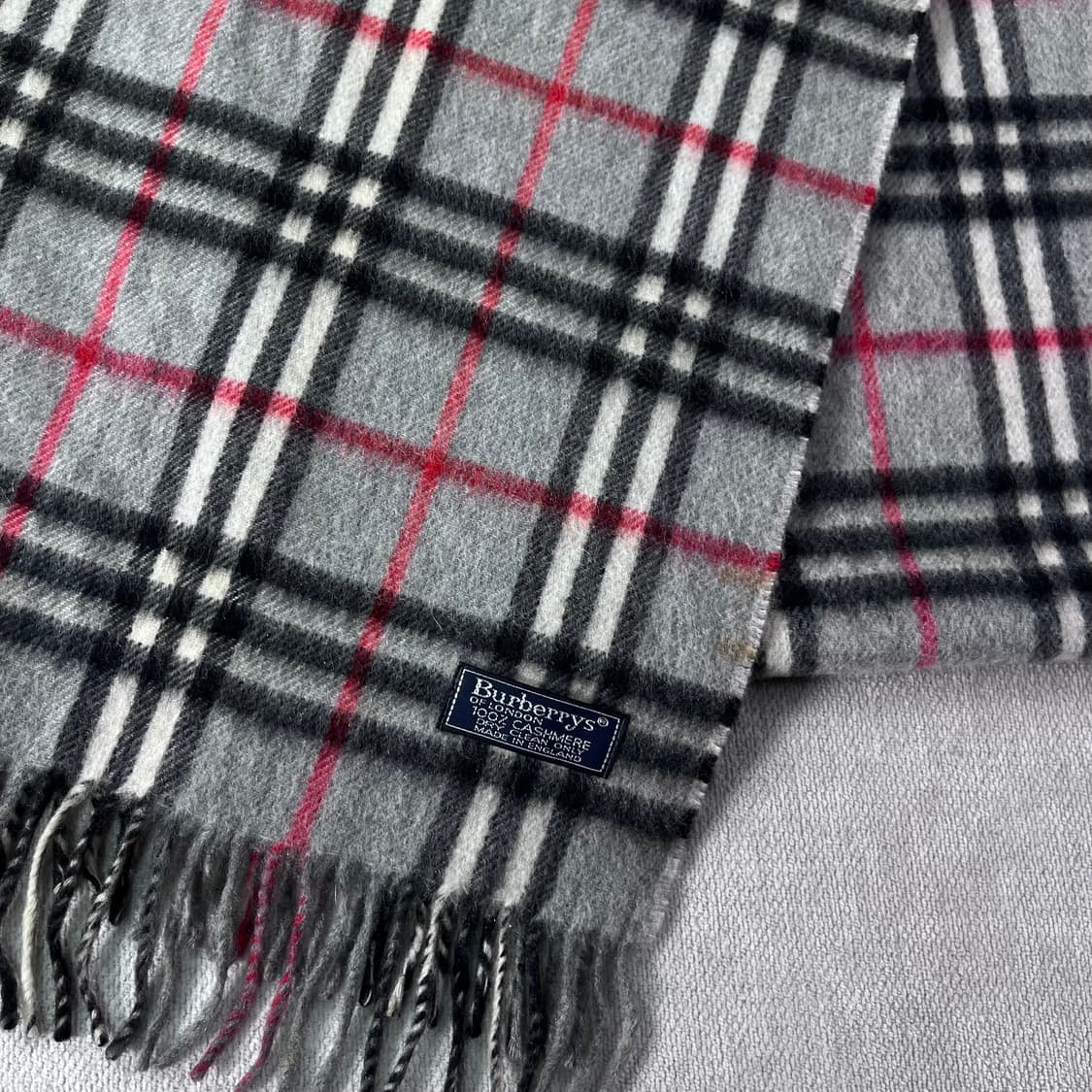 버버리 노바체크 캐시미어 머플러  상품이미지4