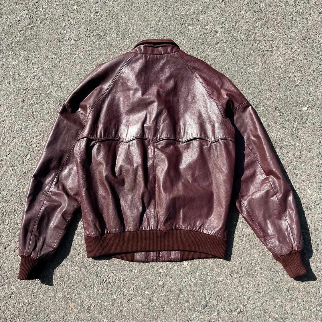 80‘s 바라쿠타 by Van Heusen 레더 G9 해링턴 자켓 상품이미지7