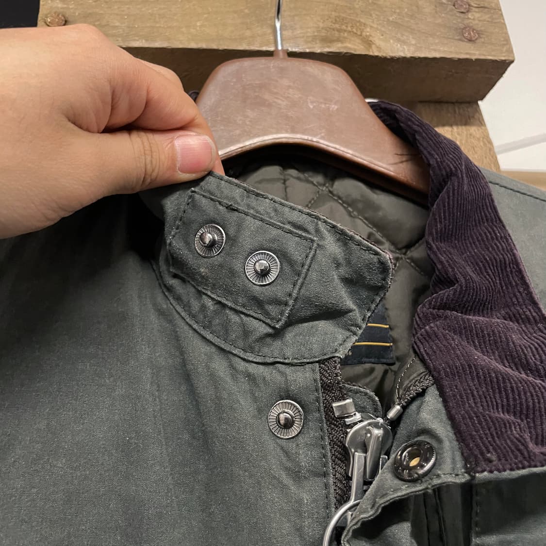 바버 인터네셔널 듀크 왁스 모터 사이클 자켓 비데일 뷰포트 상품이미지8