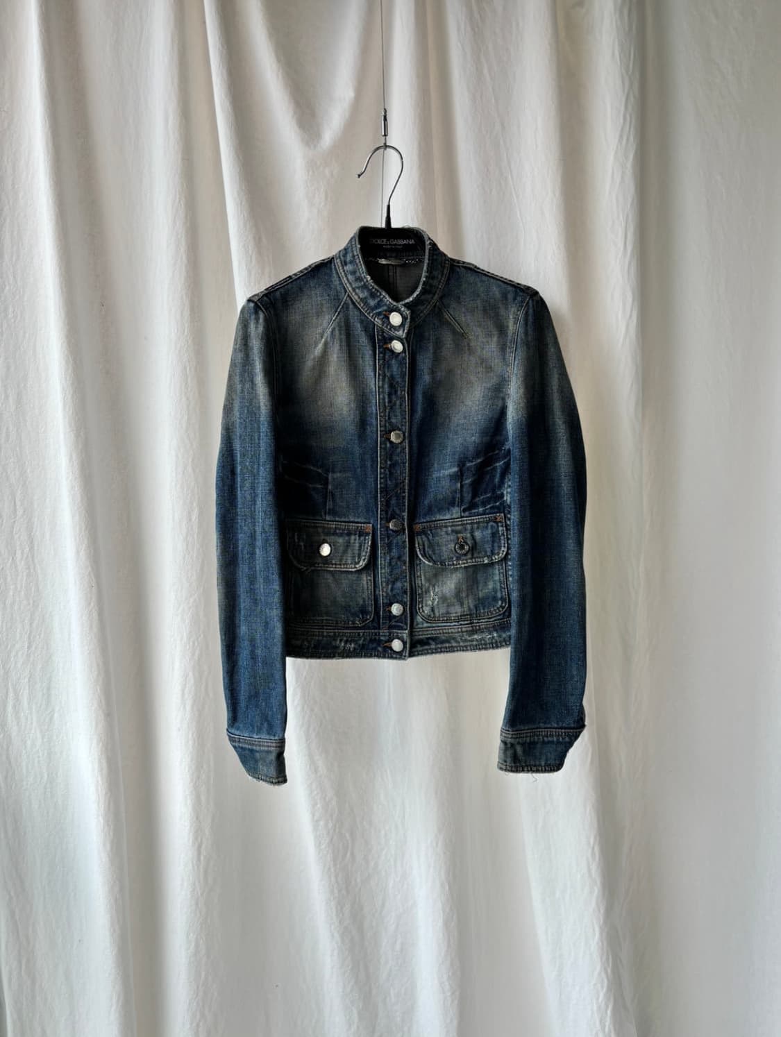 돌체앤가바나 데님 바이커 자켓  상품이미지5