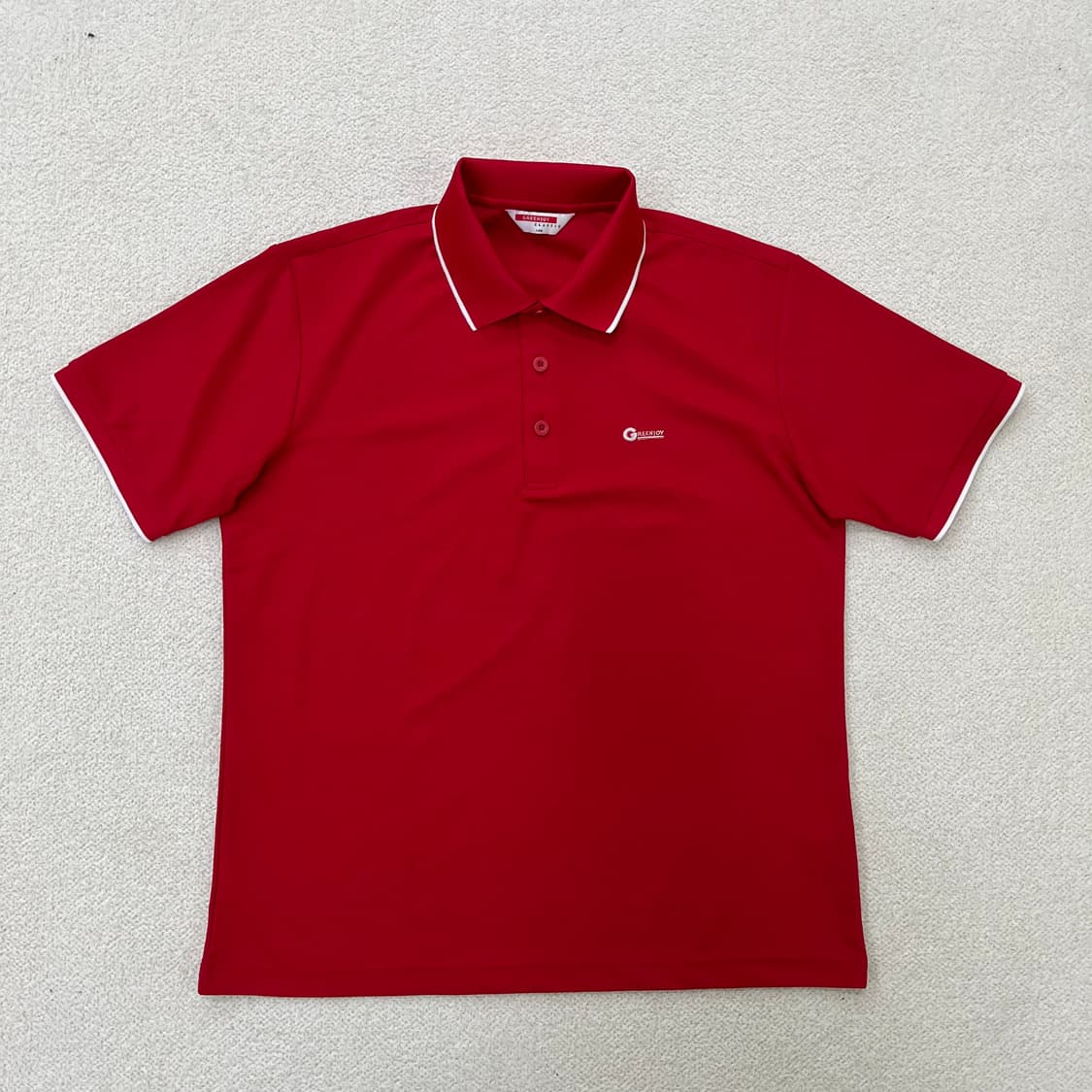 100 그린조이 반팔 카라 티셔츠 0316M 상품이미지1