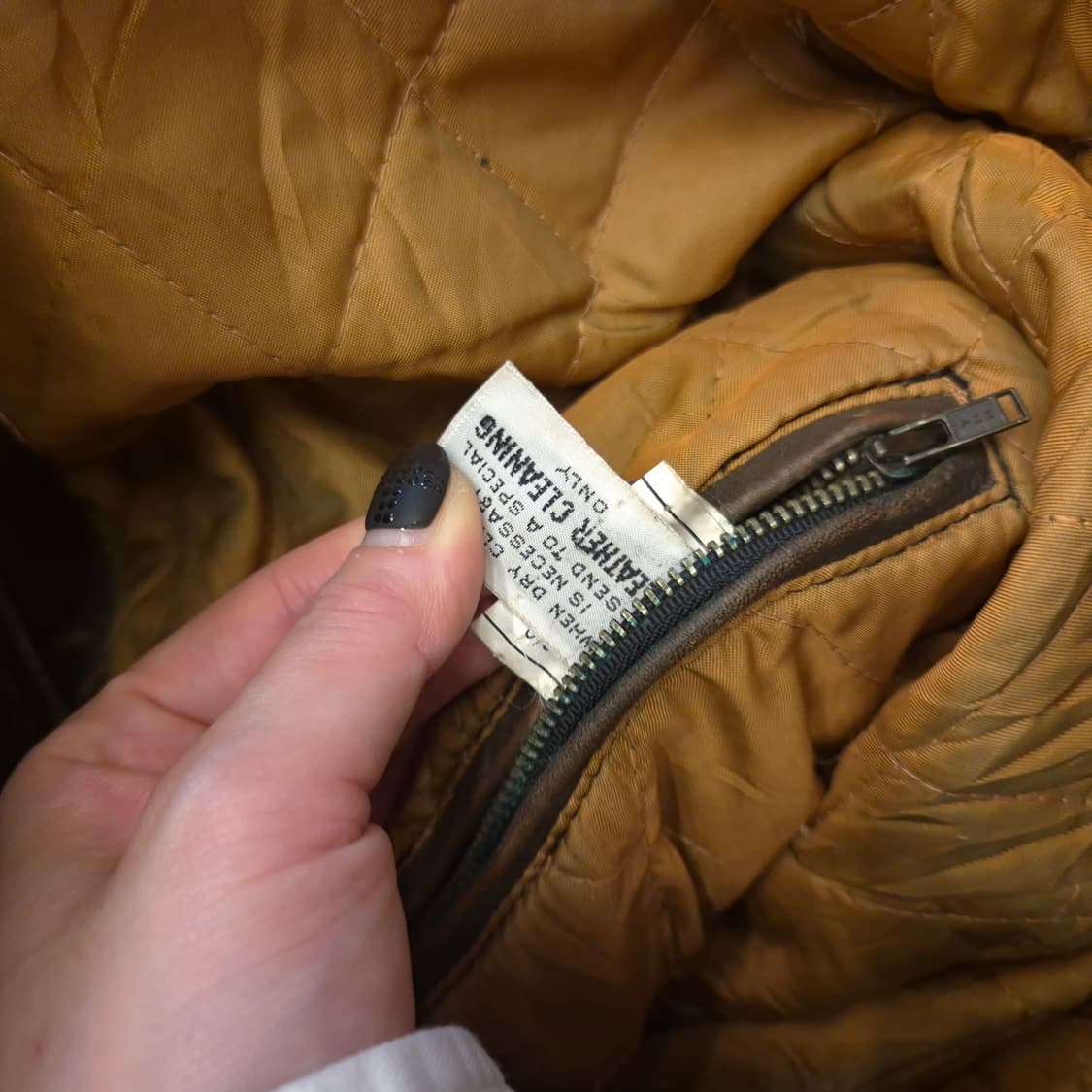 할리데이비슨 브라운 가죽자켓 상품이미지5