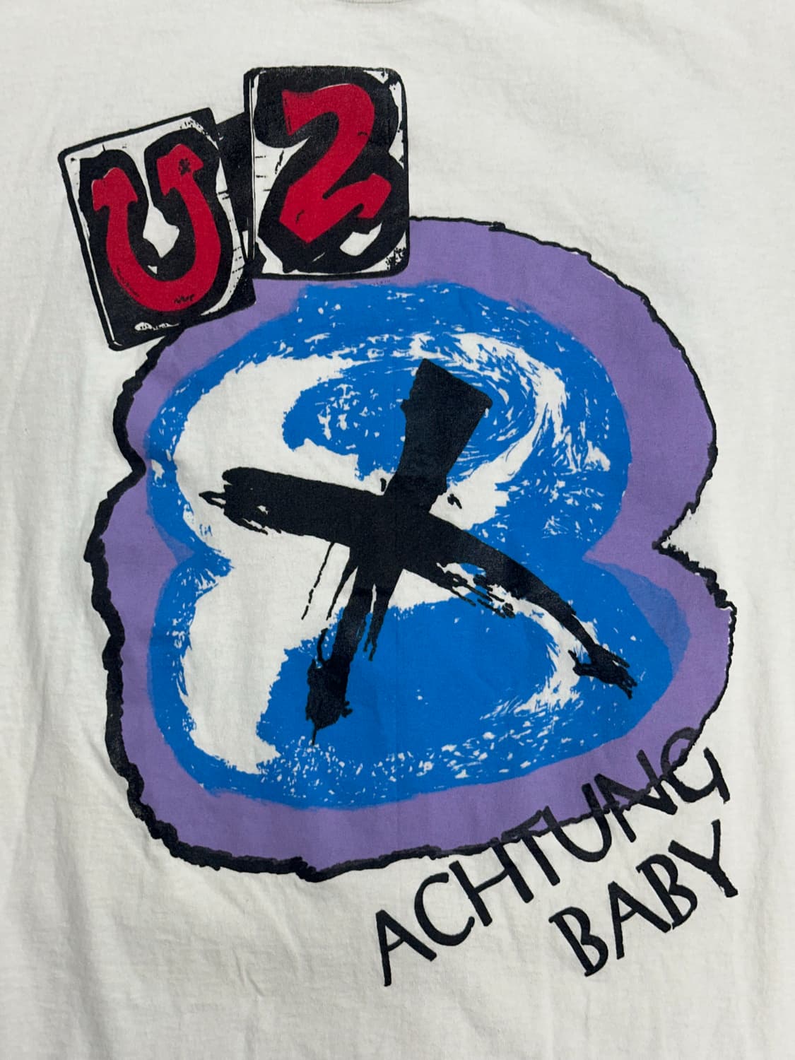 1991‘ U2 'Achtung Baby' 앨범 티셔츠 XL 상품이미지3