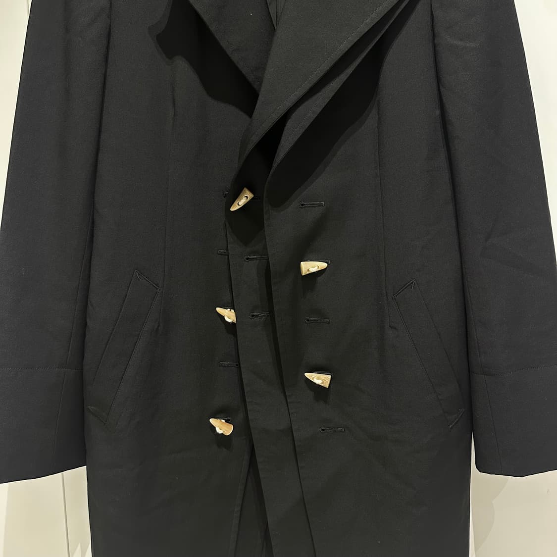 12aw 요지야마모토 뿌르옴므 어태쳐블 토글레이어 블레이져 상품이미지7