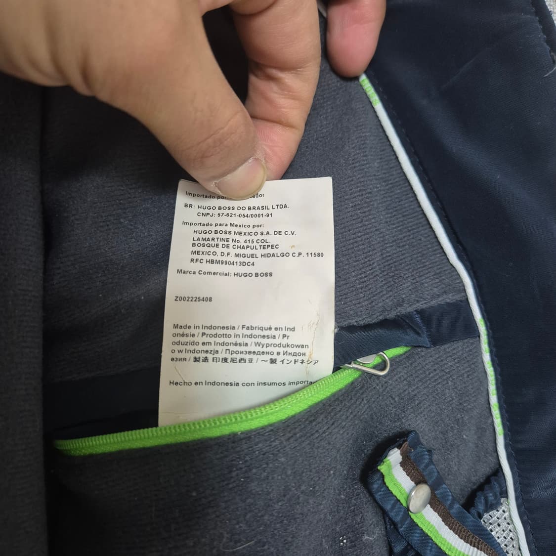 90-00's hugo boss 휴고보스 나일론 자켓 스포츠자켓 바람막이 상품이미지2