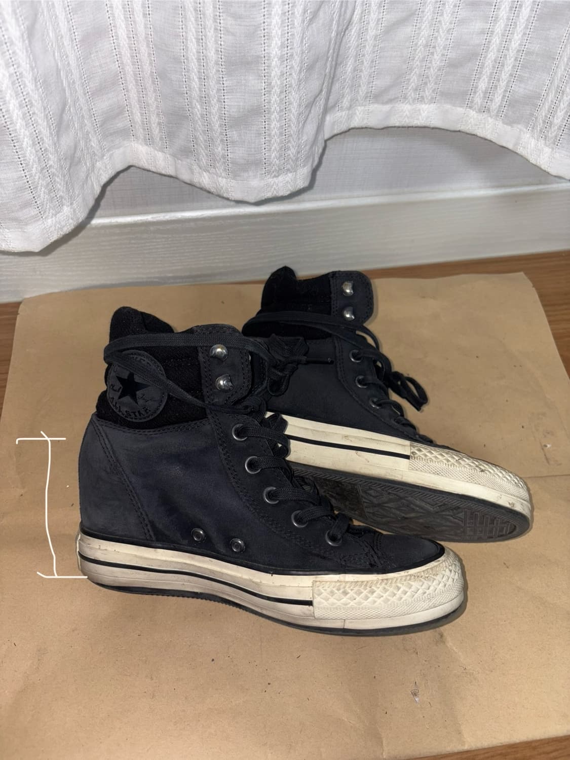 CONVERSE 블랙 스니커즈 230 상품이미지5