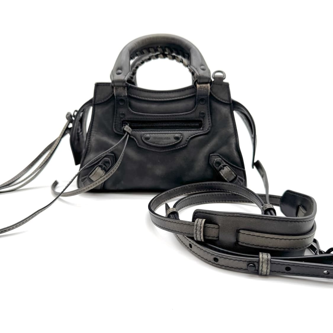 발렌시아가 네오 클래식 미니 토트백 블랙 상품이미지4