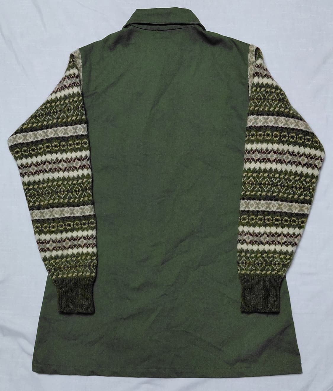 [Remake] 80's 미군 실물 OG-507 x 페어아일 니트 셔츠 상품이미지8