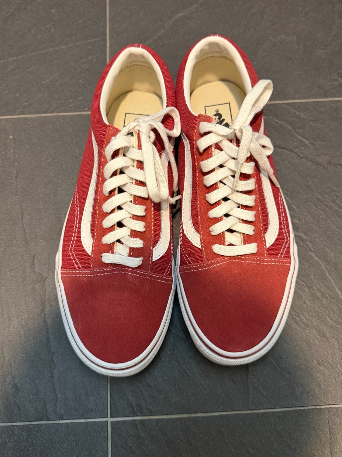 반스 올드스쿨 레이싱 레드(Vans Old Skool Racing Red 상품이미지2