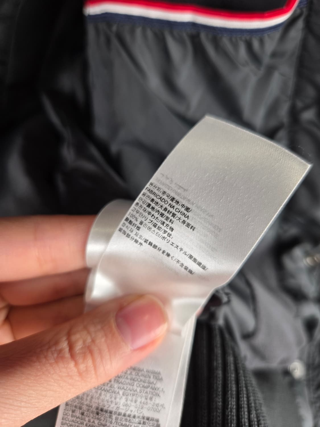 [무료배송]타미힐피거데님 S 여성 퀼팅 패딩 자켓 블랙 상품이미지10