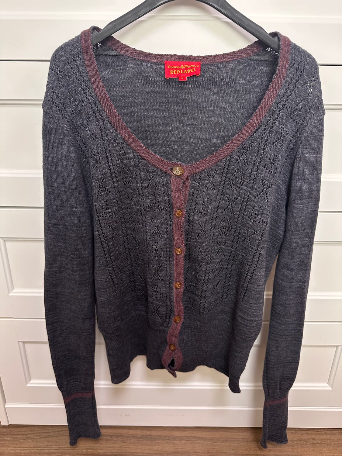 비비안 웨스트우드 레드라벨 가디건 상품이미지1