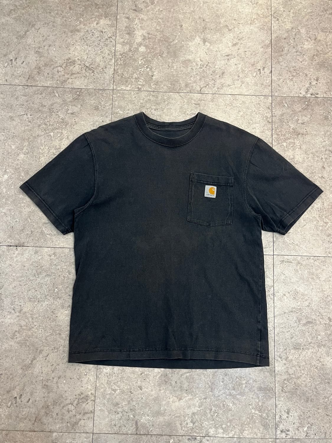 칼하트 포켓 반팔티 차콜 #csz3633 상품이미지4