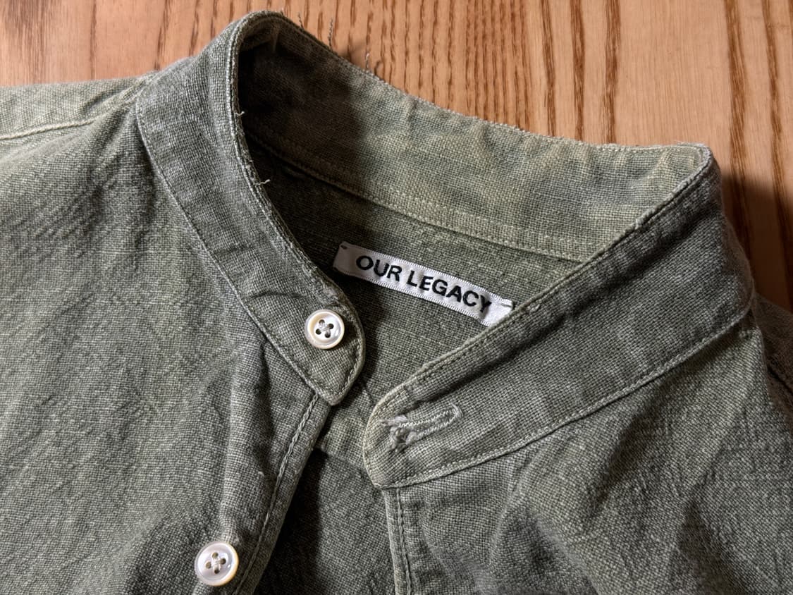 Our Legacy linen oxford shirt (modified) 상품이미지3