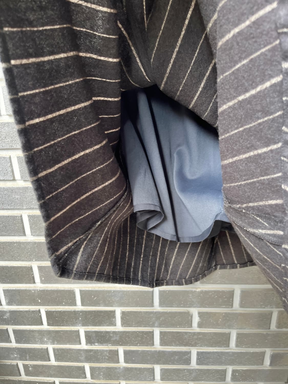 io comme io 절개 스트라이프 스커트 상품이미지8