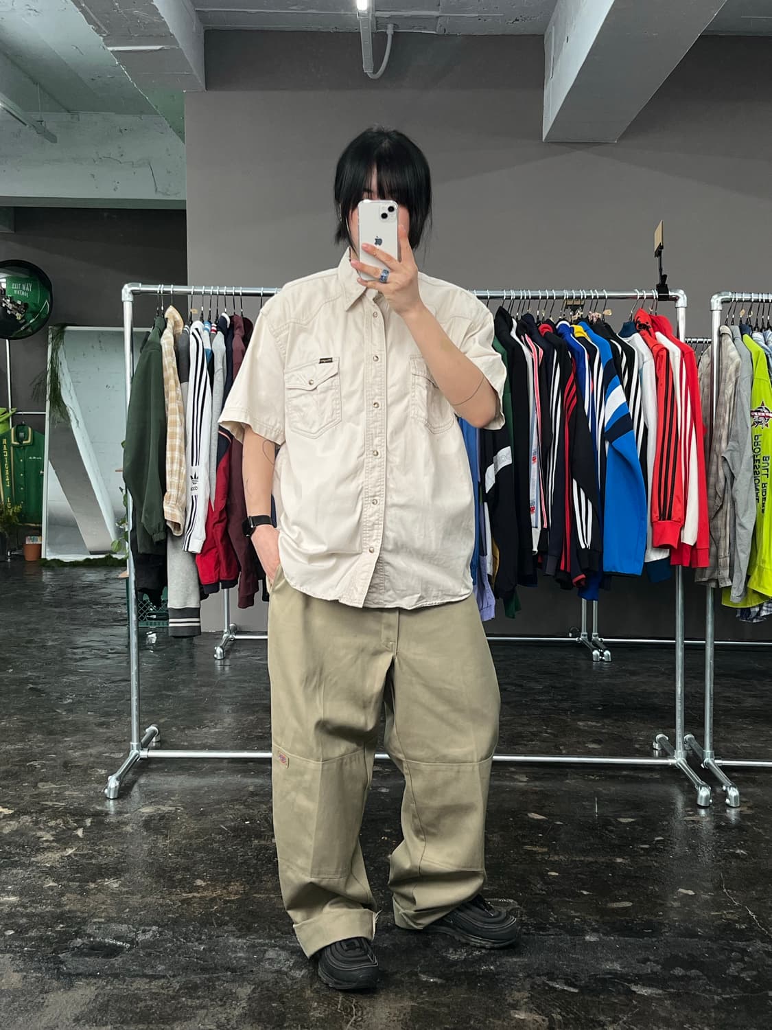 랭글러 웨스턴 코튼 셔츠  상품이미지4