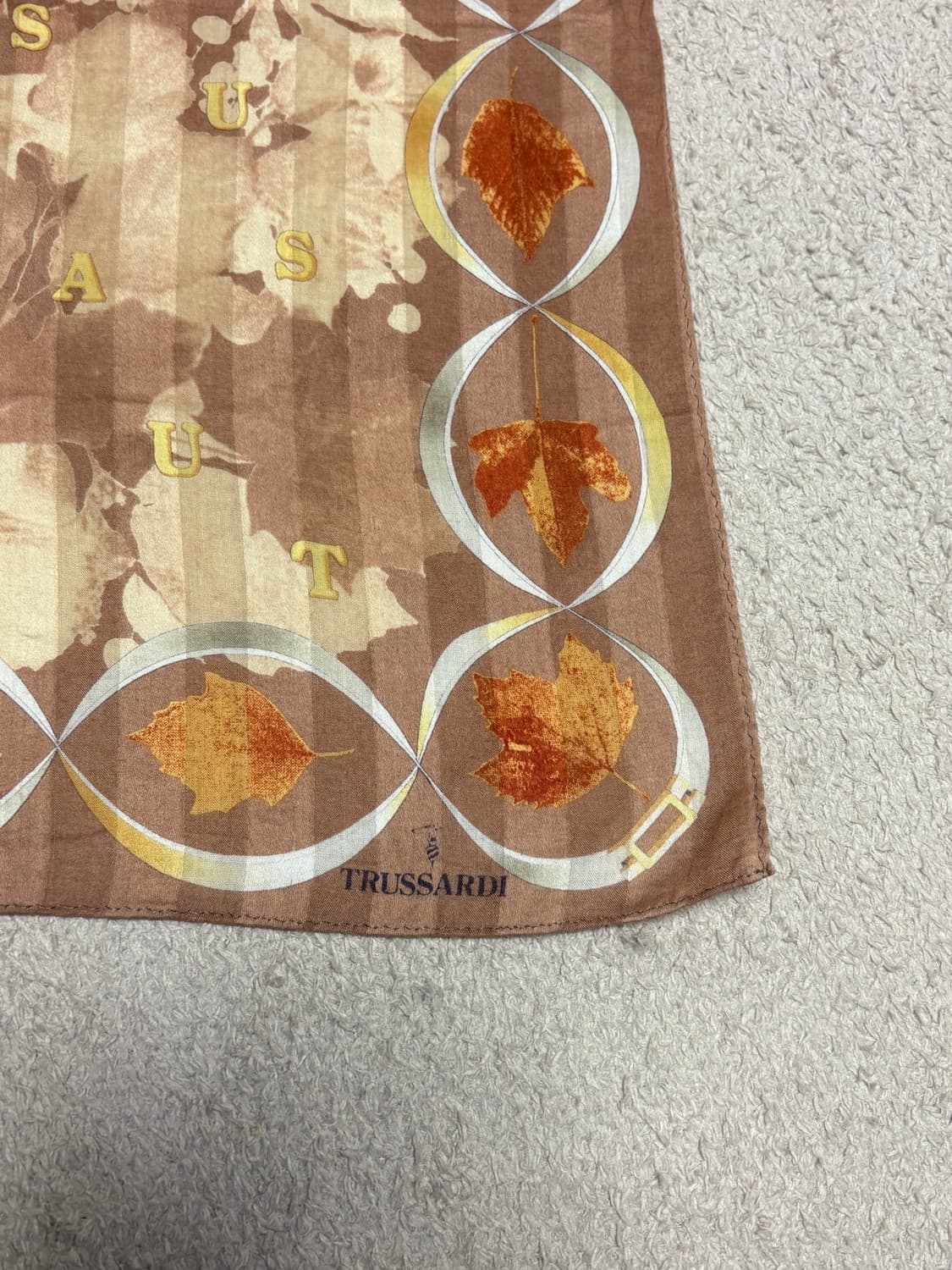 트루사르디 빈티지 메이플 스카프 / 손수건 상품이미지2
