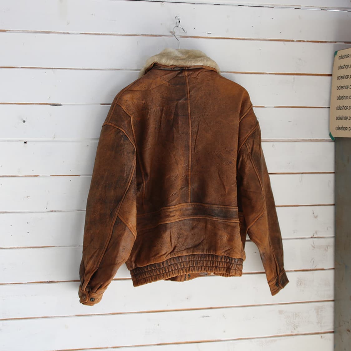 (착용컷) Creation Cube 가죽 자켓 (남성용 103) 상품이미지2