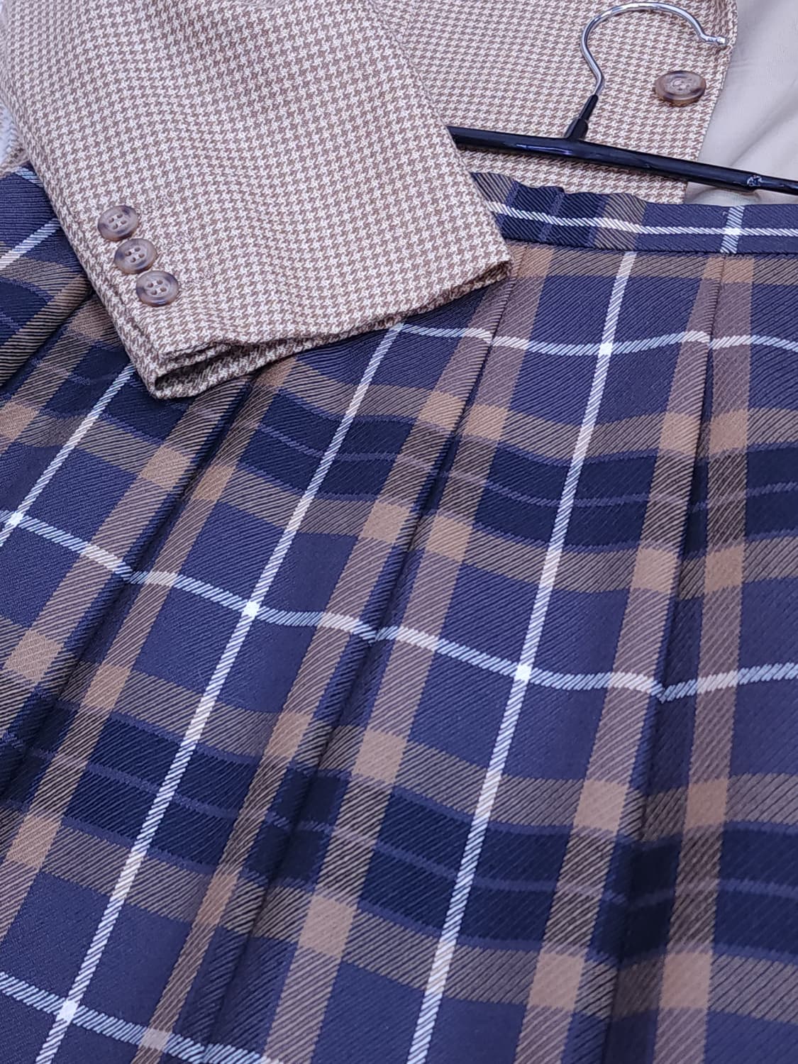 레일리안 27인치 체크스커트 상품이미지5