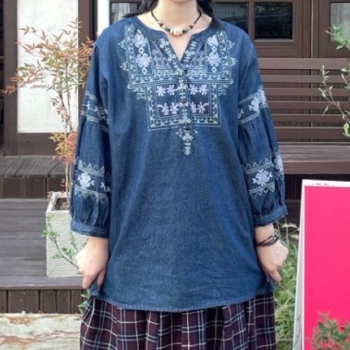 일본빈티지 모리걸 블라우스 상품이미지1