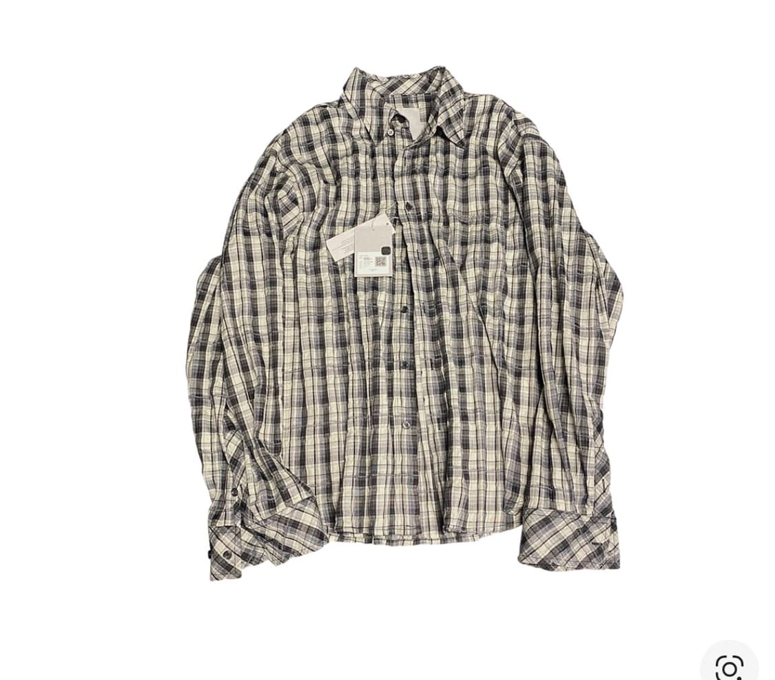 언더마이카 무.36 안티 Fxxking 로고 플레이 베이직 롱 슬리브 체 상품이미지1