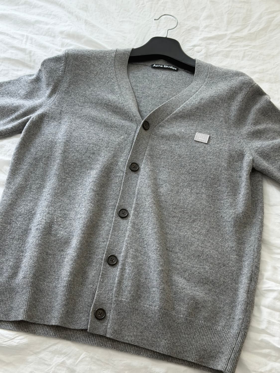 아크네 스튜디오 그레이 울 가디건 L 상품이미지2