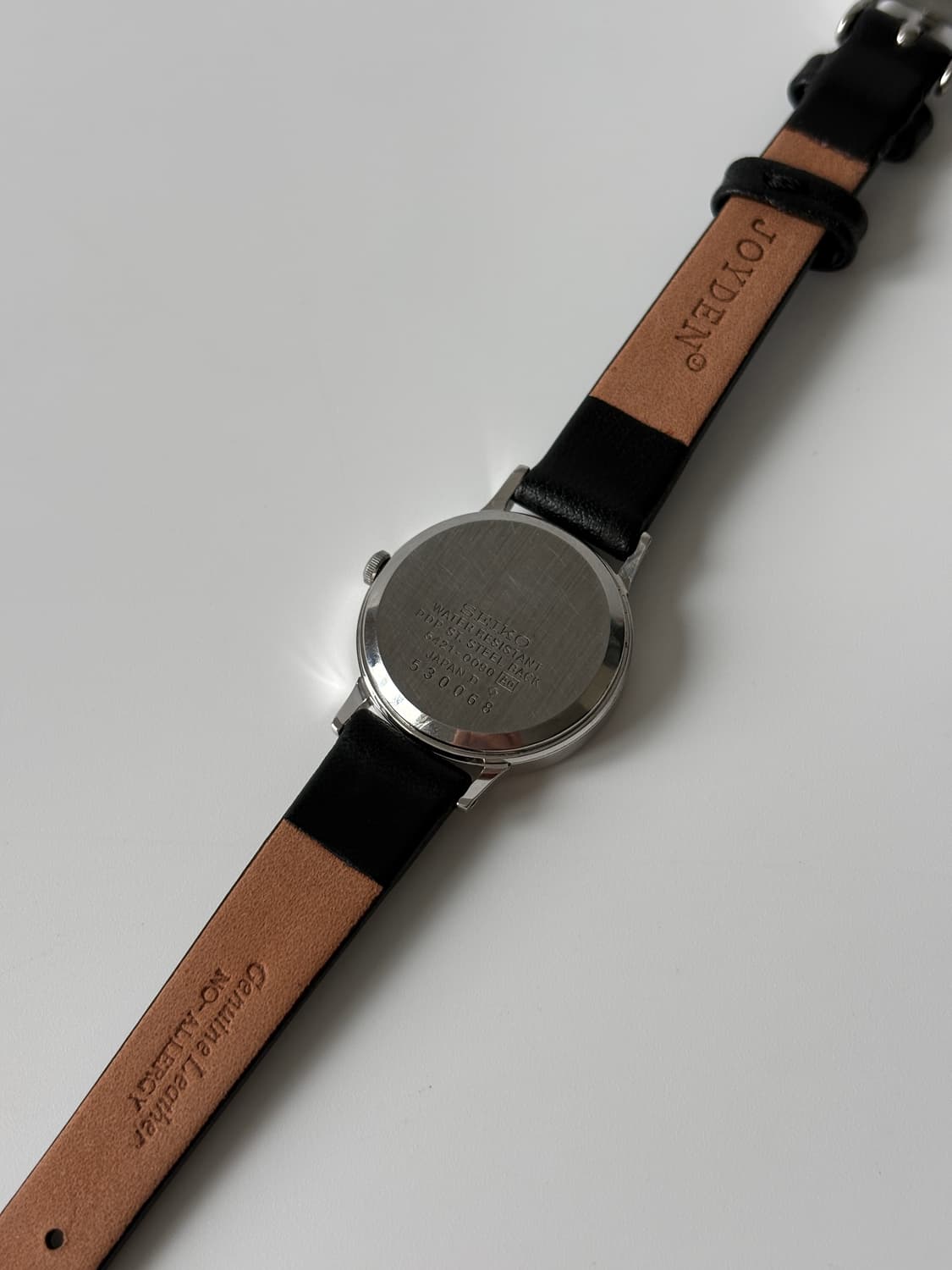 1980년대 빈티지시계 아라빅 인덱스 실버 쿼츠 여성 상품이미지6