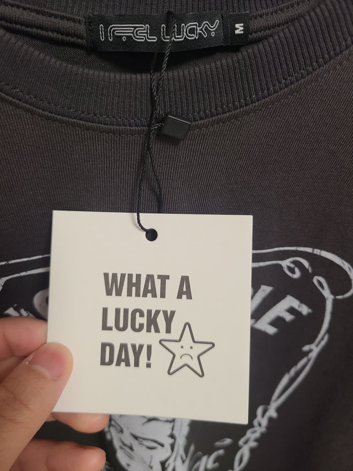 아이필럭키 ifeellucky 나이스 테크노 티셔츠 M사이즈 새상품 상품이미지5
