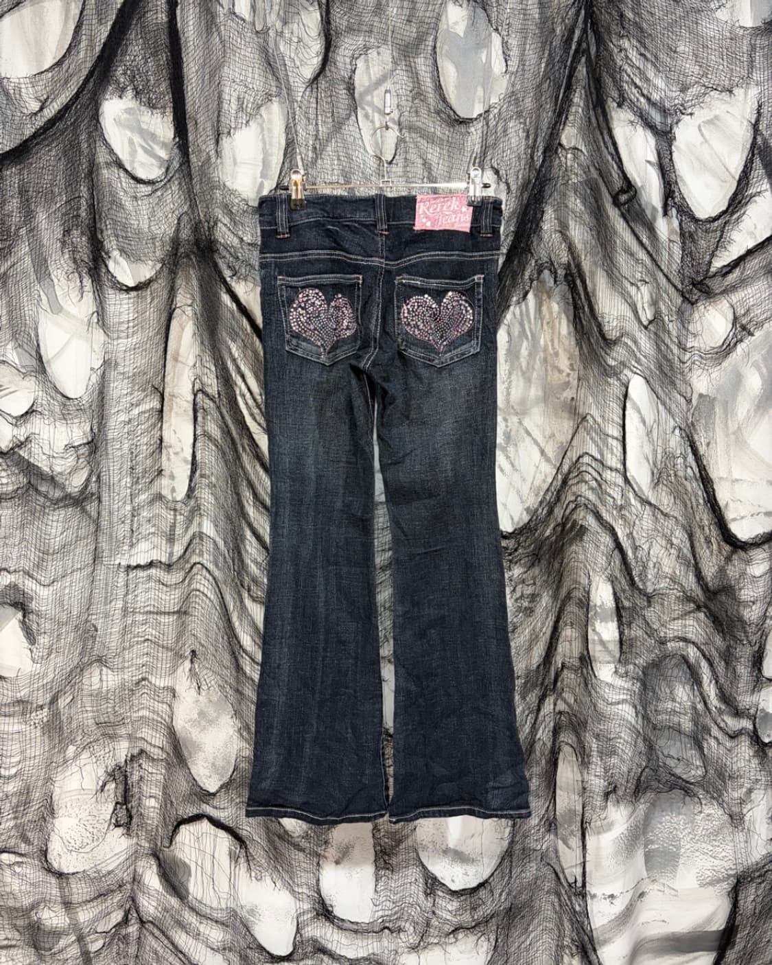 00's poket cubic heart boots cut pants 상품이미지2