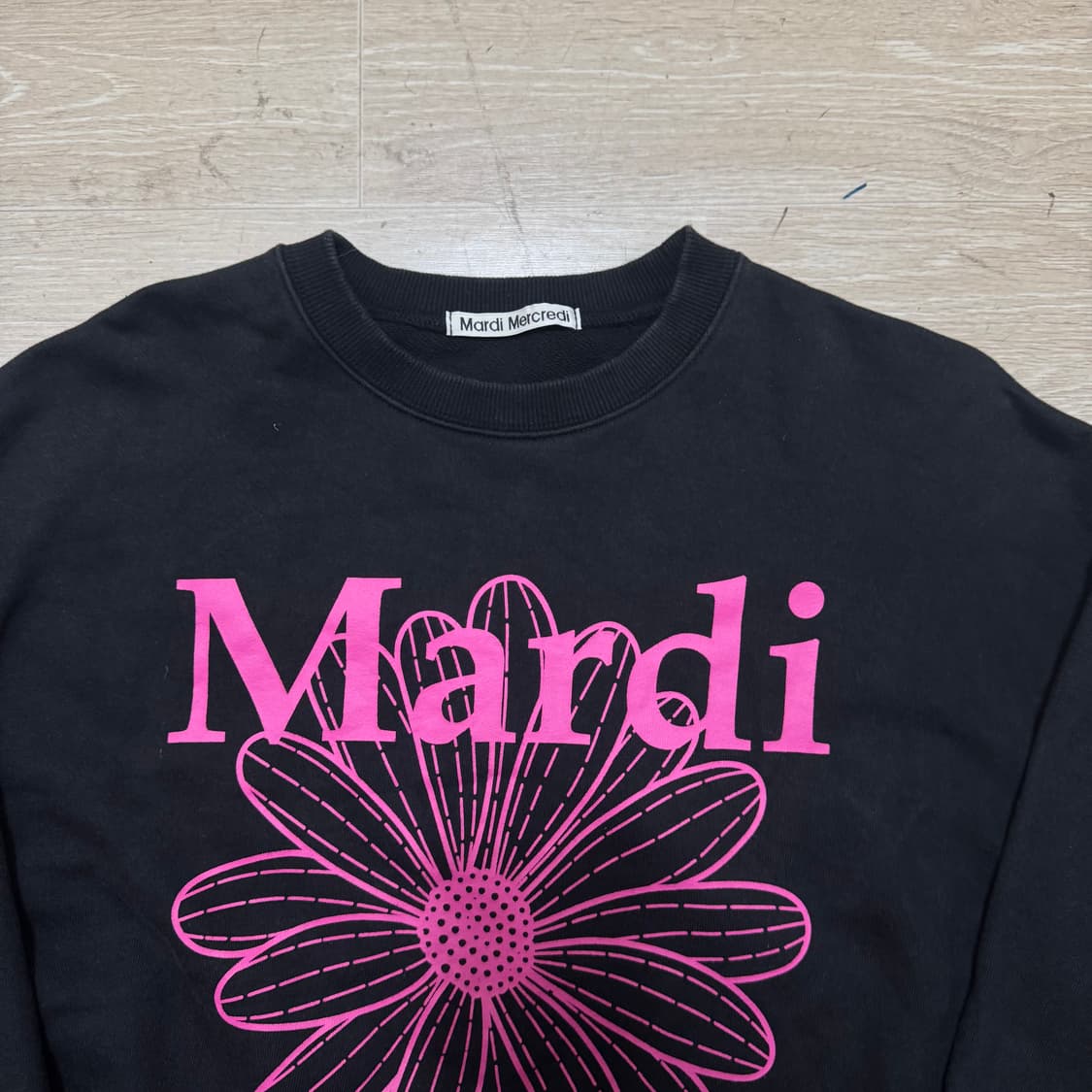 마르디메크르디 플라워 프린팅 맨투맨 상품이미지2