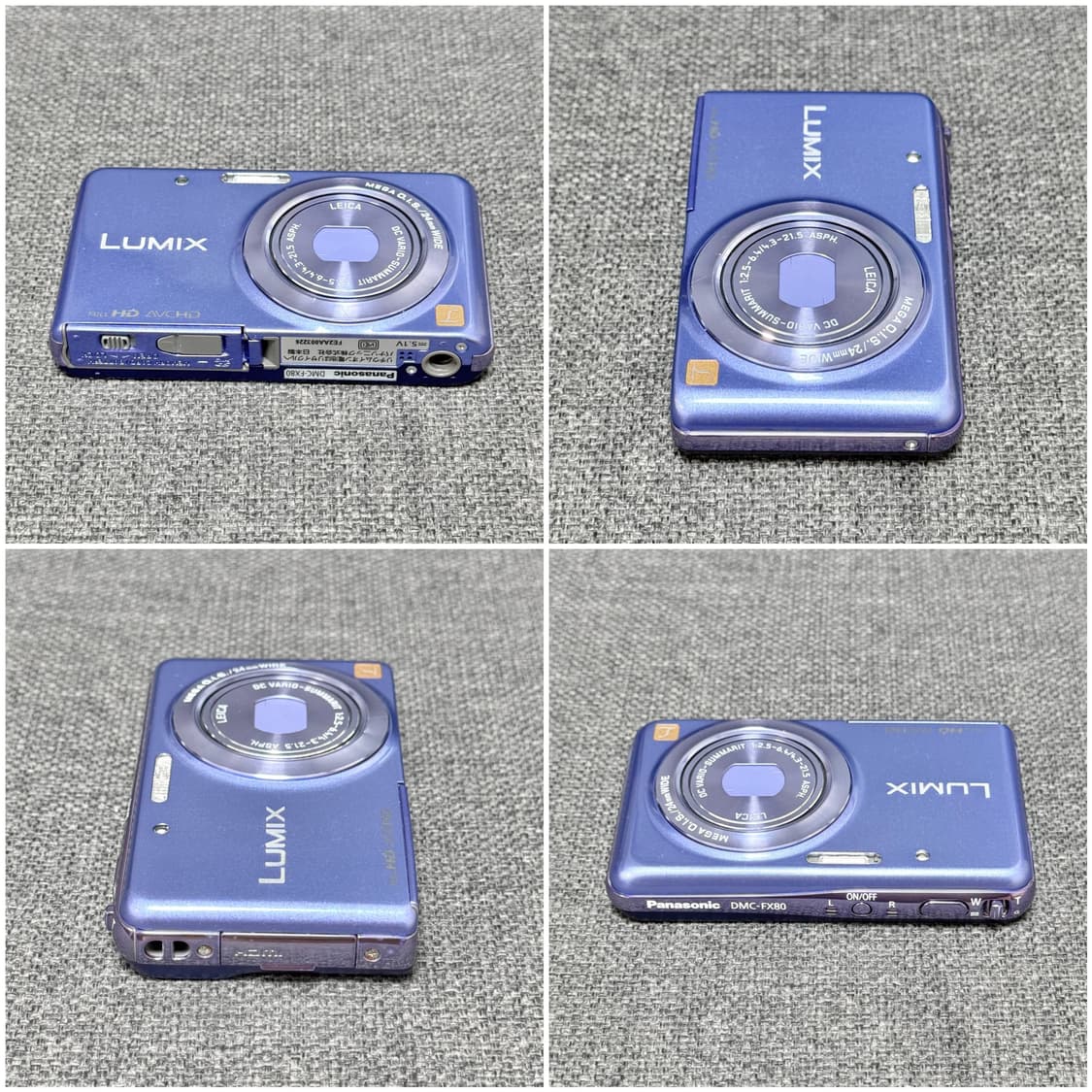 파나소닉 루믹스 DMC-FX80 퍼플 빈티지디카 상품이미지3