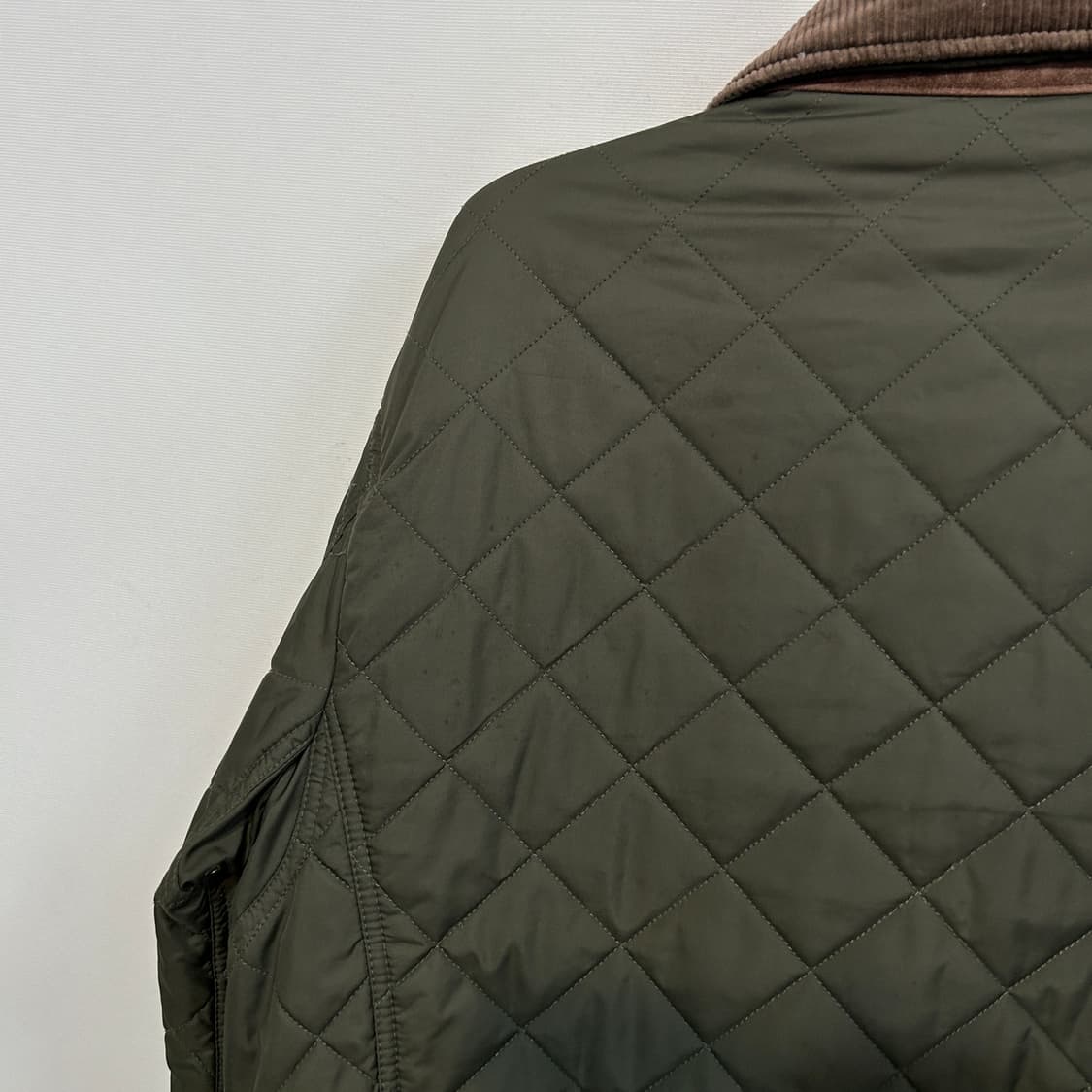 폴로 랄프로렌 퀼팅 캠튼 자켓 사이즈L 105~110 카키색 상품이미지5