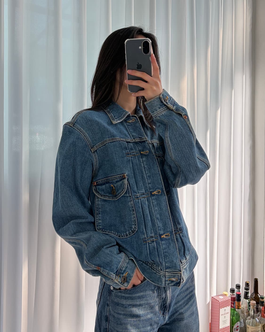 [S]Lee 리 90s JPN 0401 카우보이 1세대 데님 트러커 자켓 상품이미지4