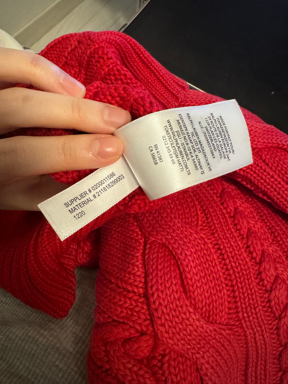 폴로 꽈배기 니트 상품이미지4