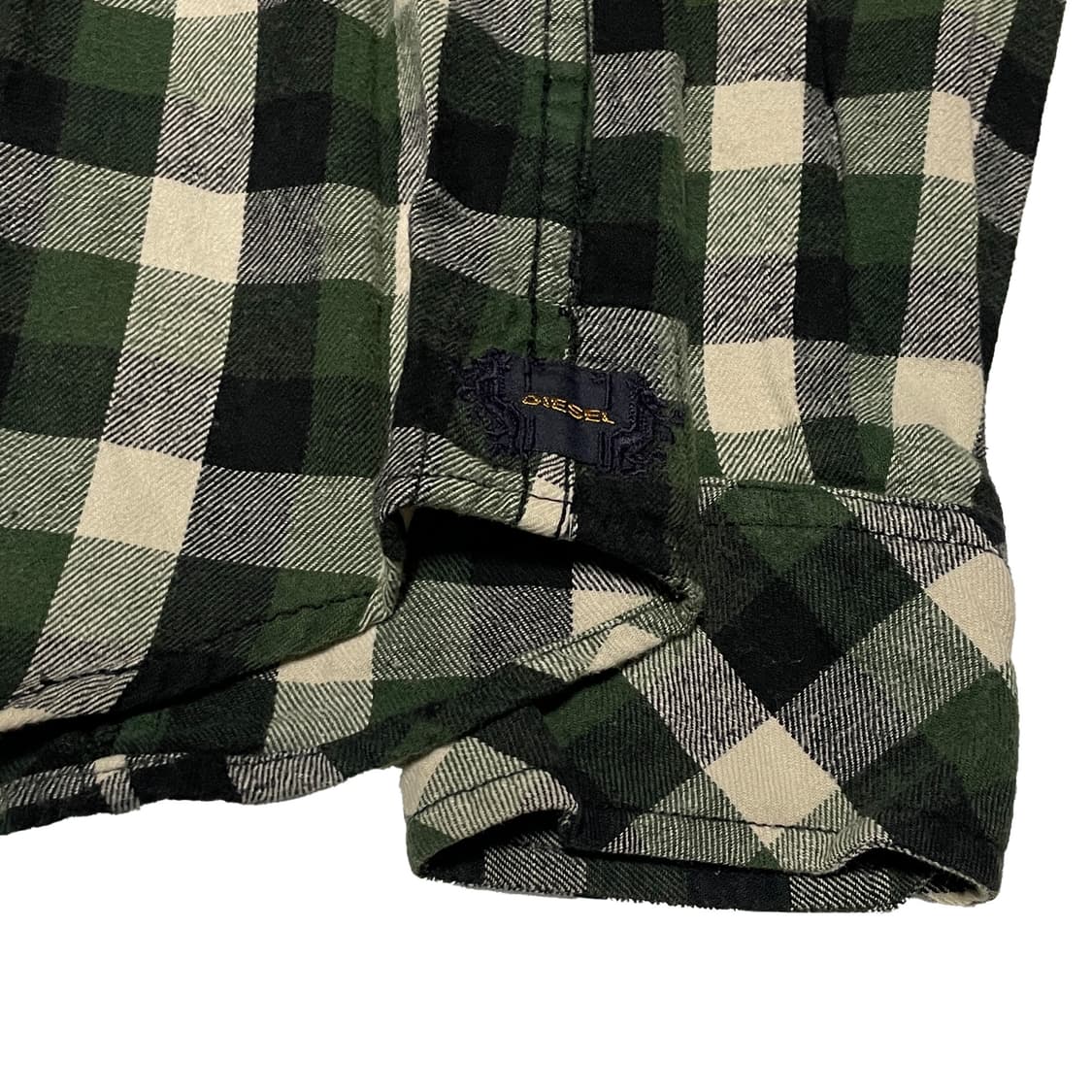 Diesel 디젤 웨스턴 그린 체크 셔츠 상품이미지5