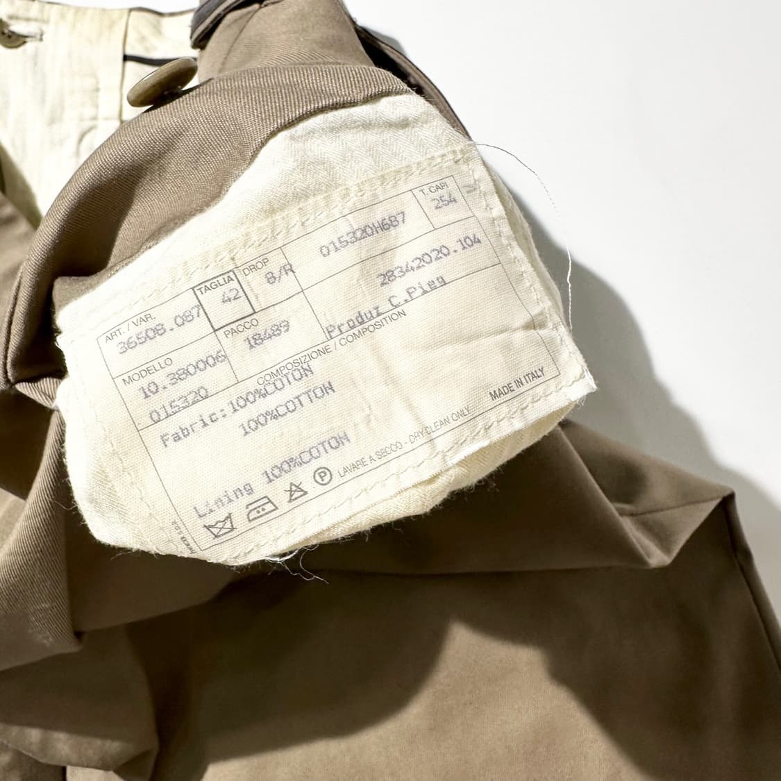 에르메스 레더 트림 코튼 치노 팬츠 상품이미지5