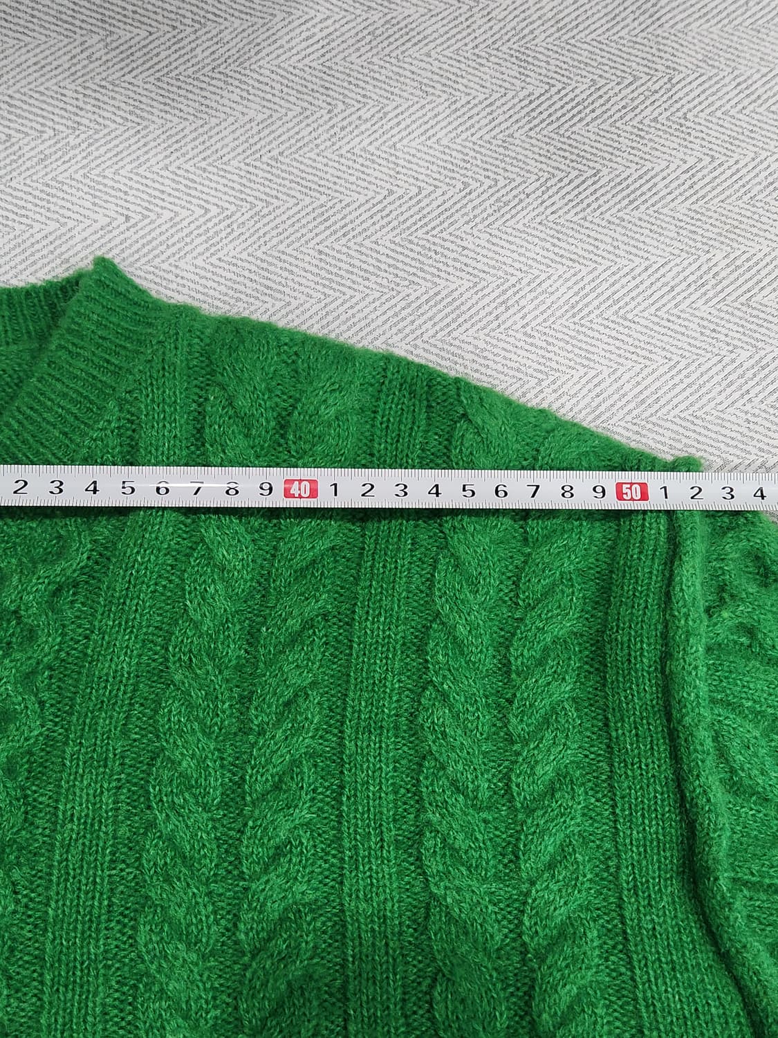 [F] 피그먼트 꽈배기 크롭 니트 여성 프리사이즈 상품이미지10