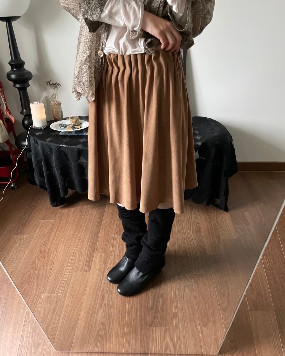 shirring midi skirt 상품이미지3